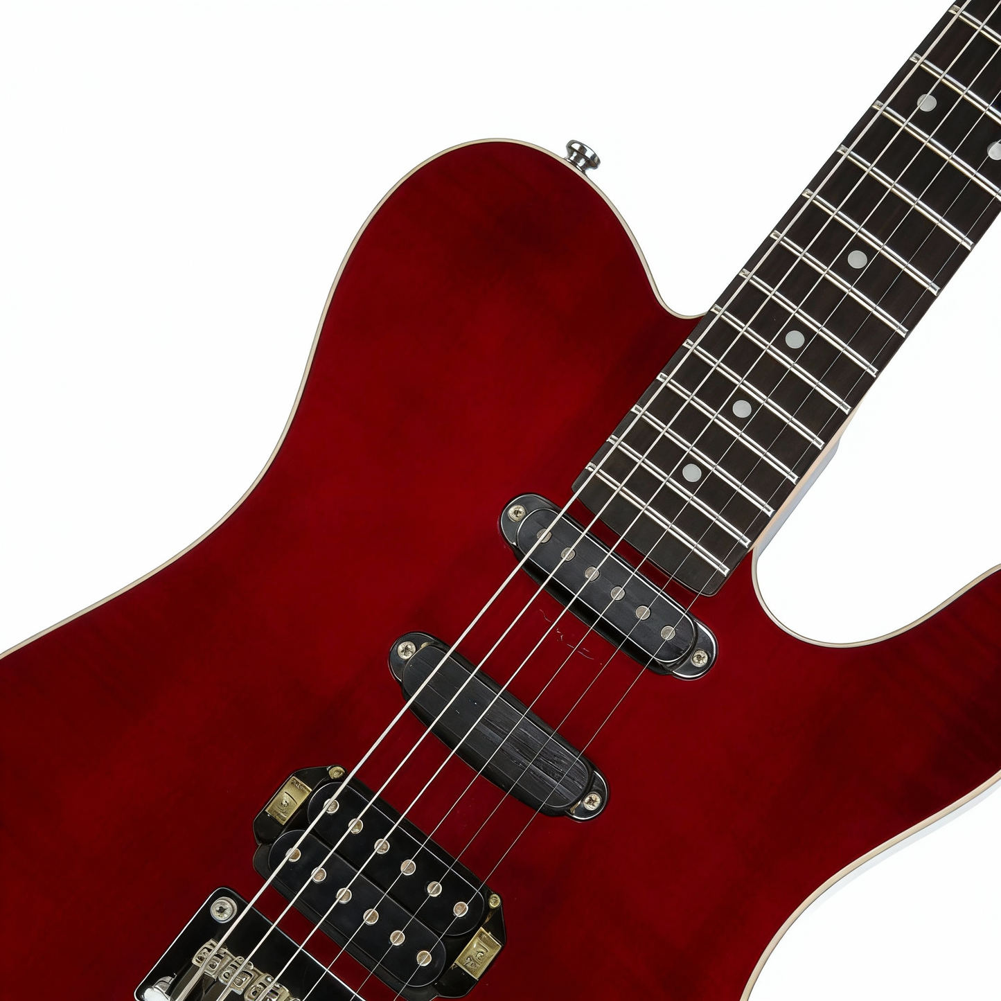 Vintage-Style Semi-Hollow Telecaster Guitar | 5-Year Aged North American Alder Body | Lightweight 5lbs | Versatile HSS Pickup Setup