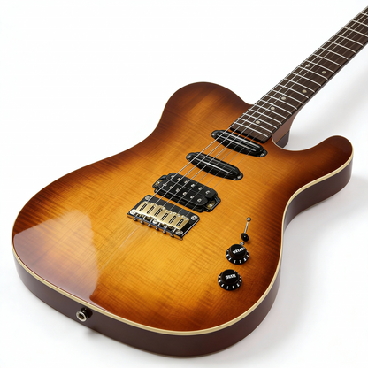 Handcrafted Vintage-Style Semi-Hollow Tele Guitar｜5-Year Aged North American Alder｜Lightweight 5lbs｜Warm & Sweet Tone