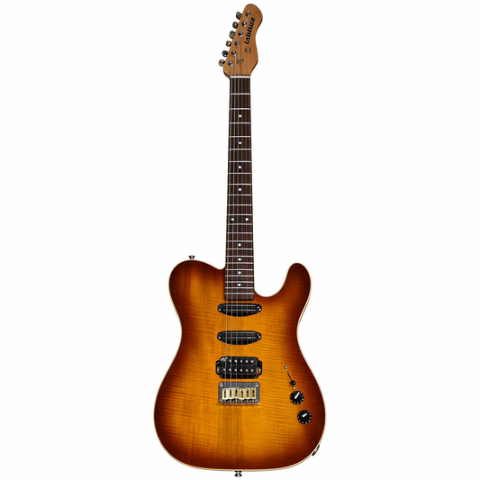 Handcrafted Vintage-Style Semi-Hollow Tele Guitar｜5-Year Aged North American Alder｜Lightweight 5lbs｜Warm & Sweet Tone