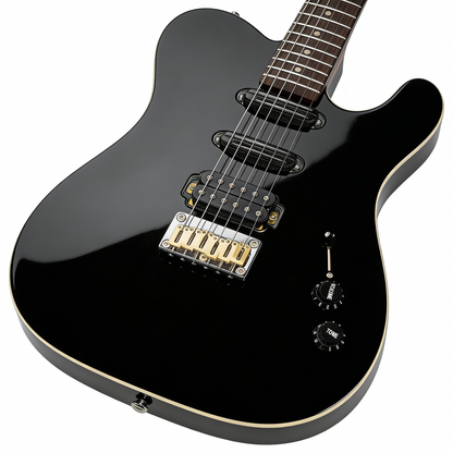 Vintage-style Semi-hollow Tele Electric Guitar｜5-Year Naturally Aged Wood｜HSS Pickups｜5lbs Lightweight Pro Guitar