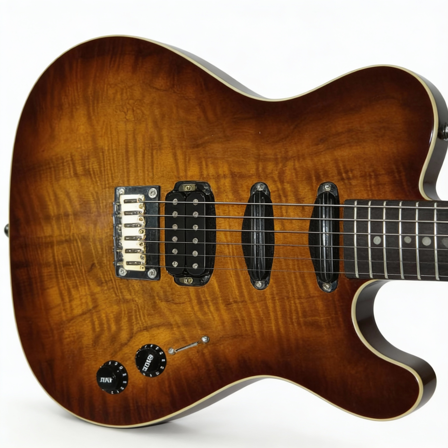 Limited Edition Semi-Hollow Body Electric Guitar | 5-Year Aged Wood TELE Style | 5lbs Lightweight with Warm & Sweet Tone