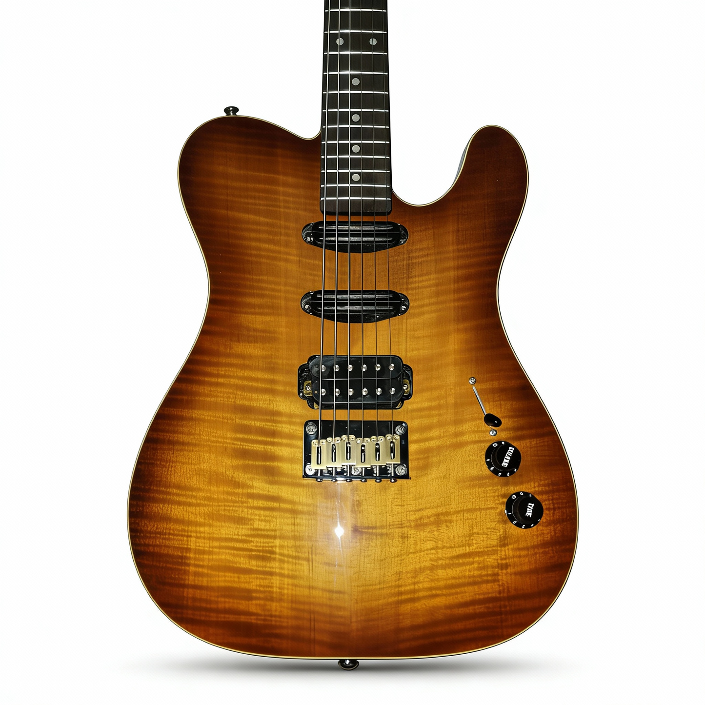Handcrafted Vintage-Style Semi-Hollow Telecaster Guitar｜5-Year Aged Wood Body｜Lightweight 5lbs｜Warm & Sweet Tone