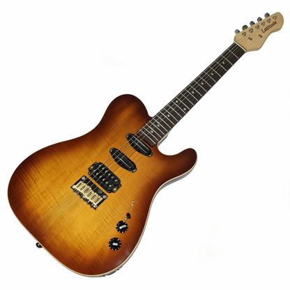 Handcrafted Vintage-Style Semi-Hollow Tele Guitar｜5-Year Aged North American Alder｜Lightweight 5lbs｜Warm & Sweet Tone