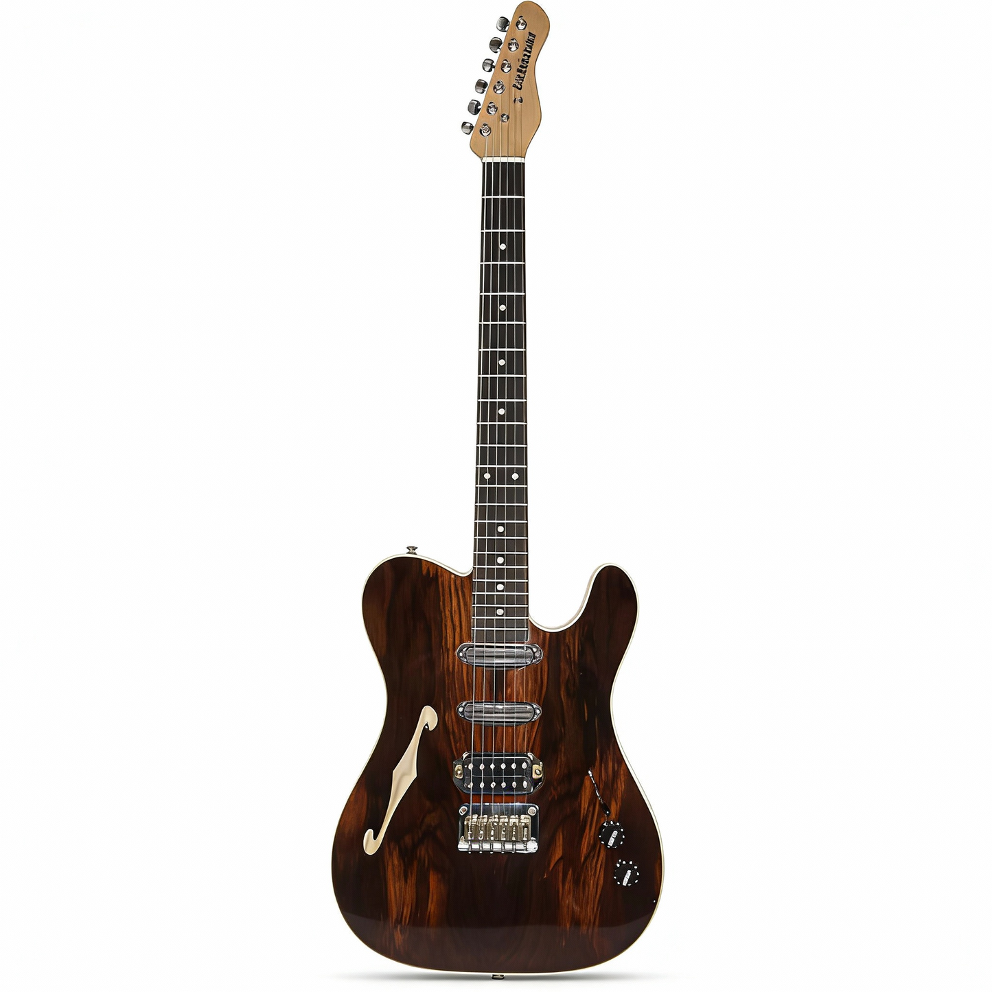 Vintage TELE Style Semi-Hollow Electric Guitar – 5-Year Aged Tonewoods, Ultra-Light 6 lbs